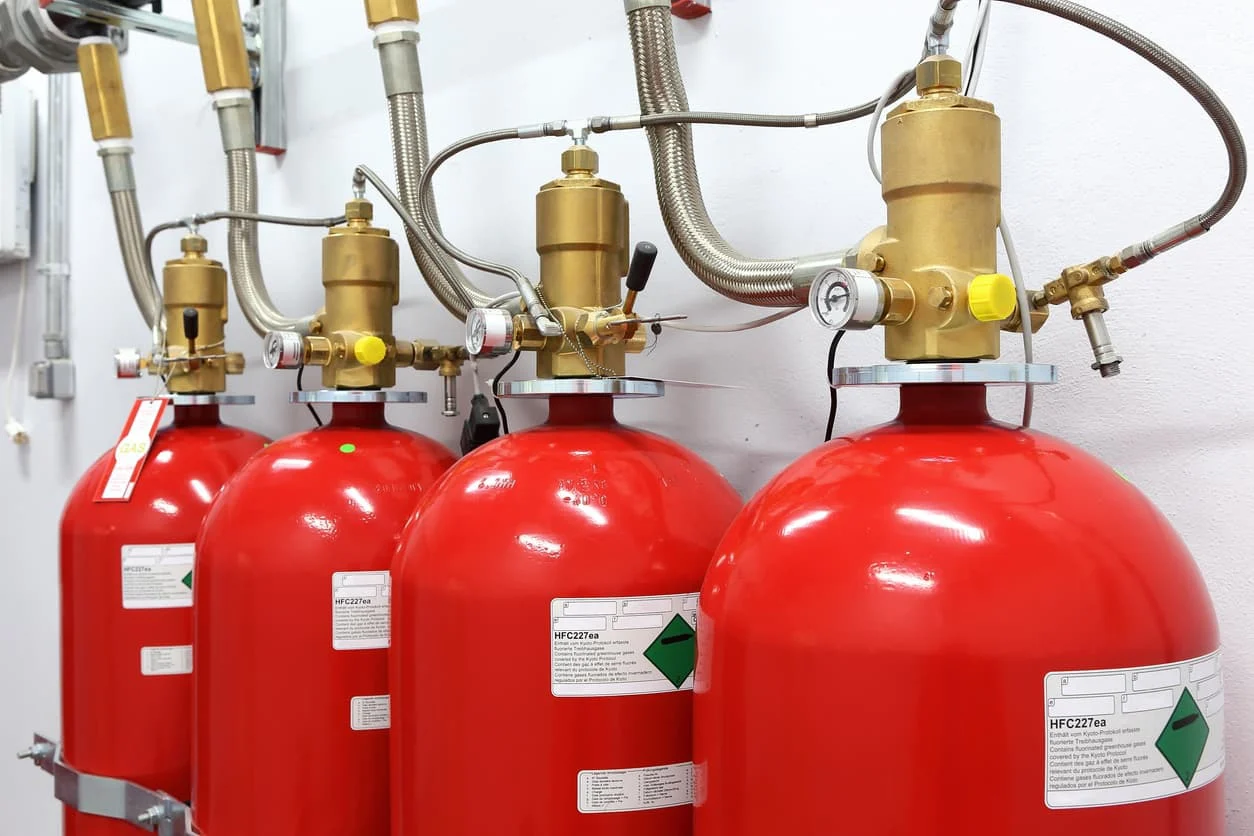 Gas and fire extinguishing cylinders